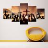 5Pcs Jesus Cross Sun Religion 5 Pieces Pictures Canvas Paintings HD Print No Framed Room Decor Modern Abstract Wall Art