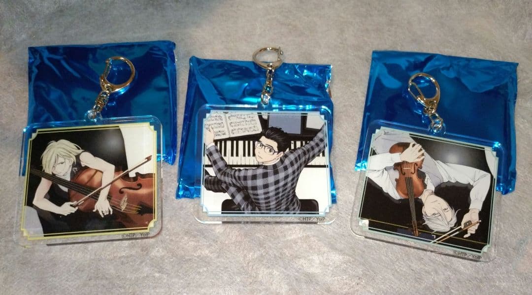 

[USED] Yuri!!! on Concert Acrylic Keychain Collection (3 pieces)