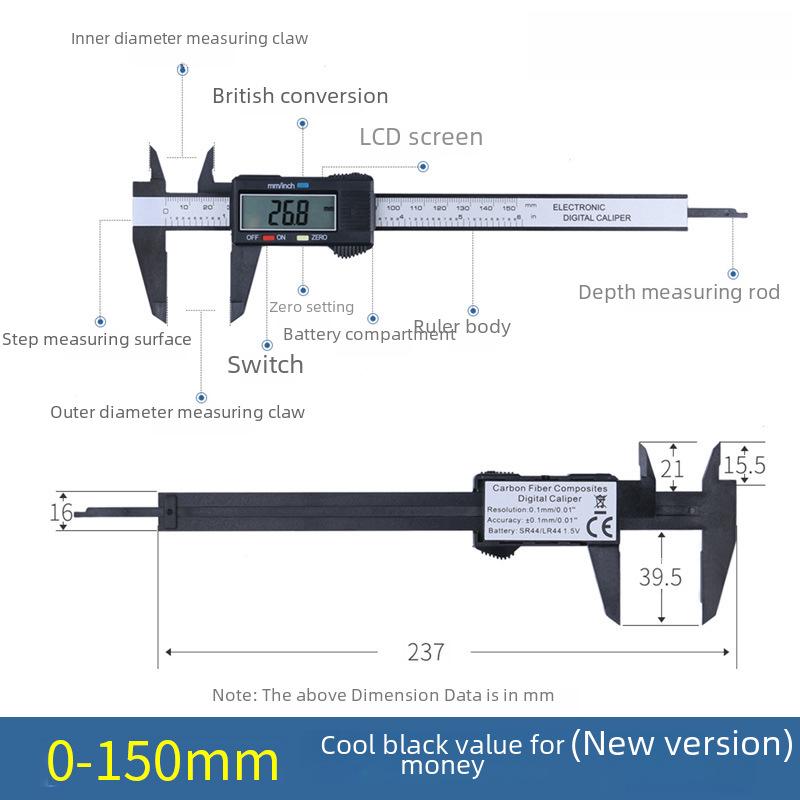 Syntek 150mm High Precision Electronic Digital Caliper
