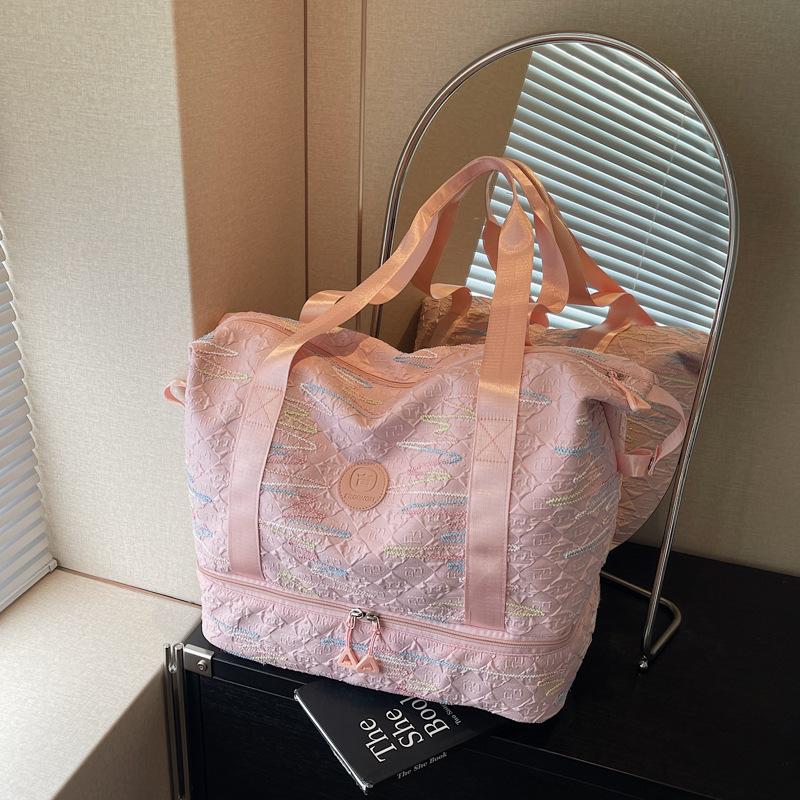 Short-distance Travel Bag Women's Lightweight Large-capacity Handbag Short-distance Business Trip Portable Luggage Bag Sports Yoga Bag