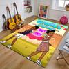 Song Polyester Carpet, Soft Indoor Mat for Office Chair, Living Room, Computer Desk - Decorative Home Office Rug Design