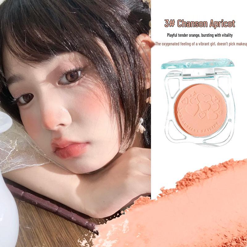 xixi Glowing Rendezvous: Translucent Blush - Natural Matte, Highlight & Expand Color, Easy for Complexion - Ideal for Students