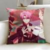 slice anime Tamons BSide Cushion Cover Soft  EasyWash Pillow Case  Versatile for Couch Bed Travel and Office