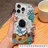 Space Astronauts Are Suitable for Apple 15pro/12 Anti-drop Simple Mobile Phone Case 13/14promax Soft Glue 11/16.
