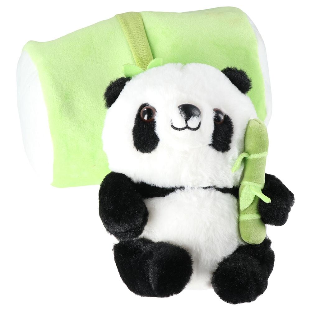 Toys Plushie Doll 2 In 1 Panda Stuffed Doll 2 In 1 Tube Panda Plush Toy Soft Toy Panda Plush Pillow