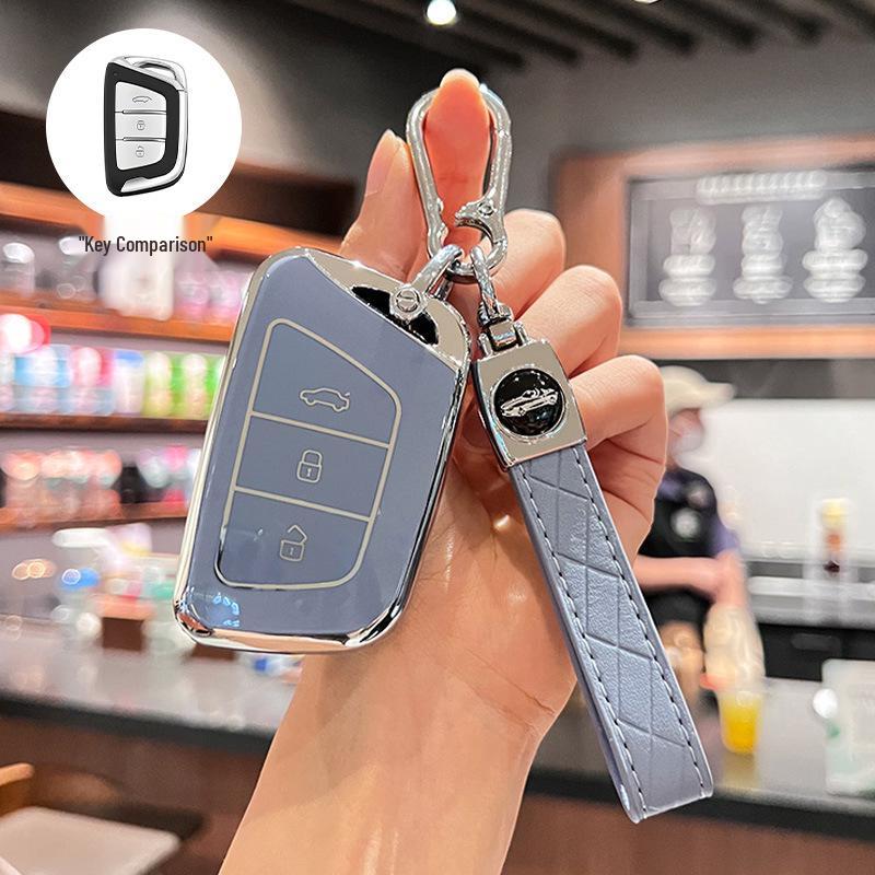 JAC Car Key Cover for Jiayue A5, X4, X7, iC5, iEVS4/7S/T8, Ruifeng S4/S7/M6.