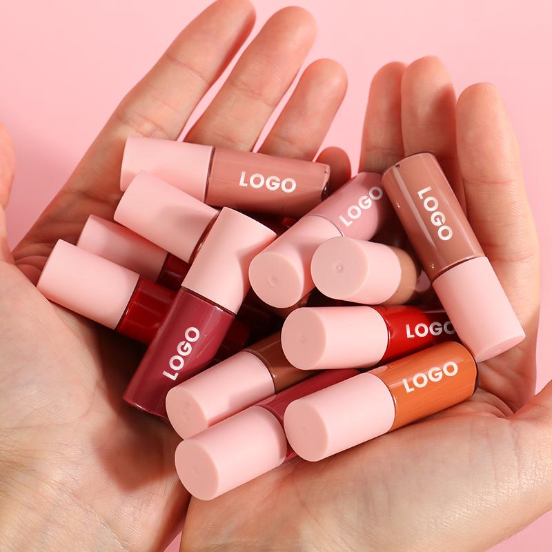 Mini Bottle Lip Gloss Set - Cross-Border Hot Seller (No Logo)