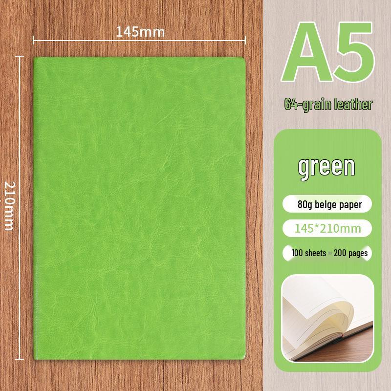 Custom Logo A5 PU Leather Business Notebook Diary