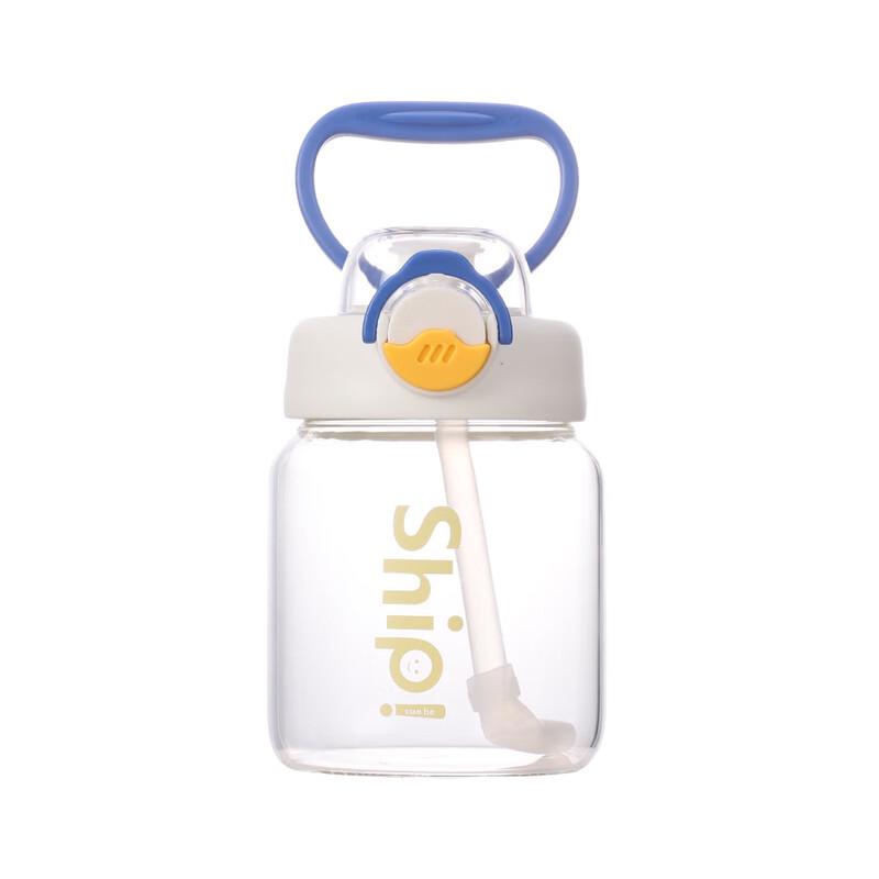 

OLOEY High-Aesthetic Large Capacity Glass Tumbler with Lid and Straw
