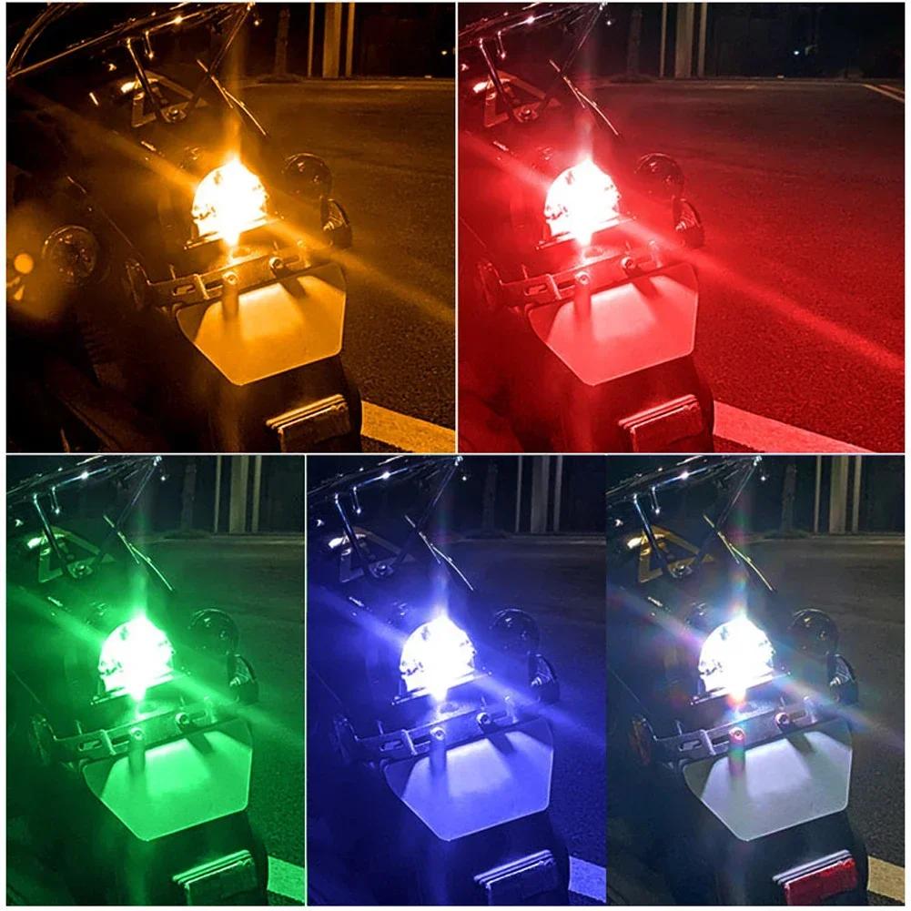 2Pcs Motorcycle Car 1157 Strobe LED Brake Lights Strong Spotlight Reverse Light Brake Parking Lamp Motorcycle Tail Lights 12V