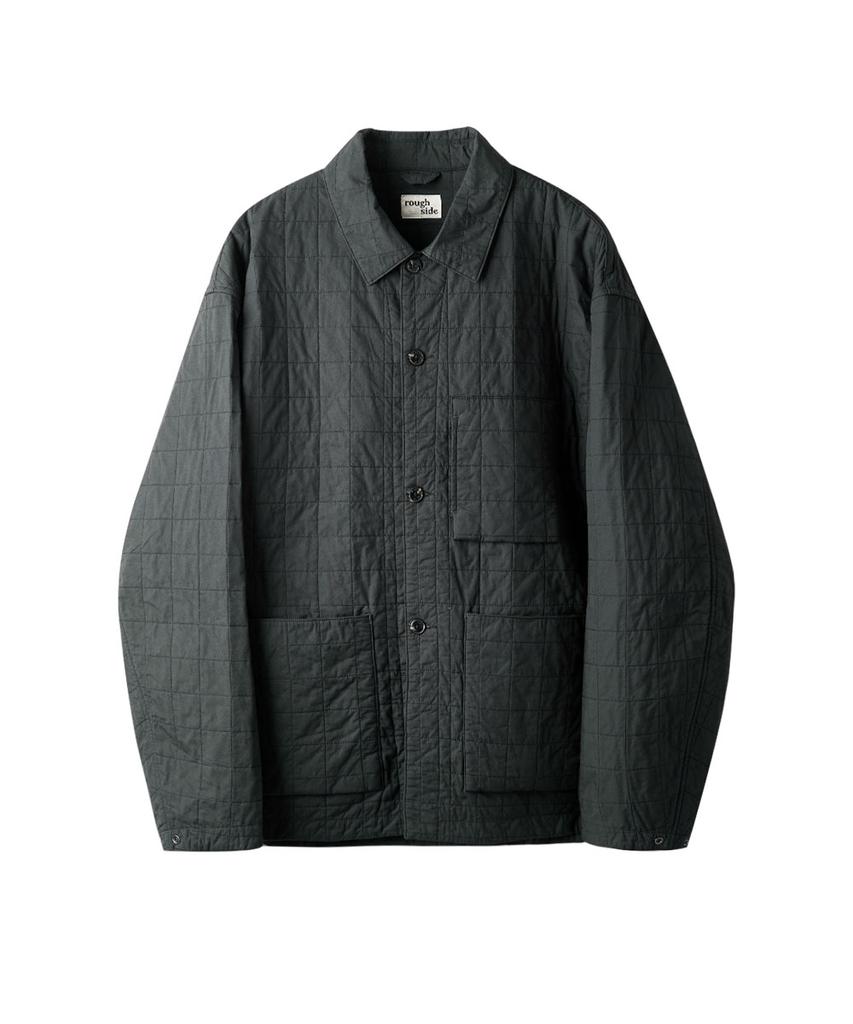 Roughside Quilted Comfort Jacket Ash Black