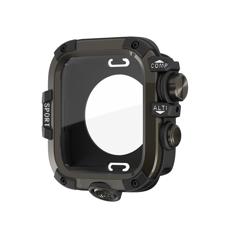 Waterproof Metal Protective Case for Apple Watch S11 with Integrated Screen Film