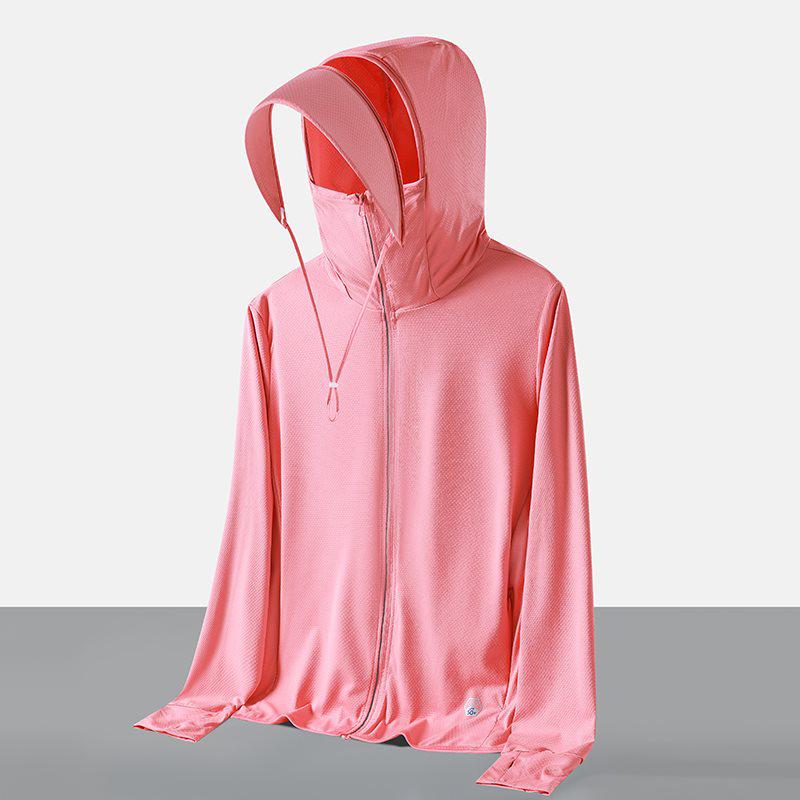 2026 UPF50+ Ice Silk Sun Protection Unisex Lightweight Breathable Summer Outdoor Clothing - Dark