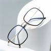 0 -0.5 -1.0 To -6.0 Metal Polygon Student Nearsighted Glasses Unisex Vintage Black Gold Frame Short-sight Prescription Eyewear