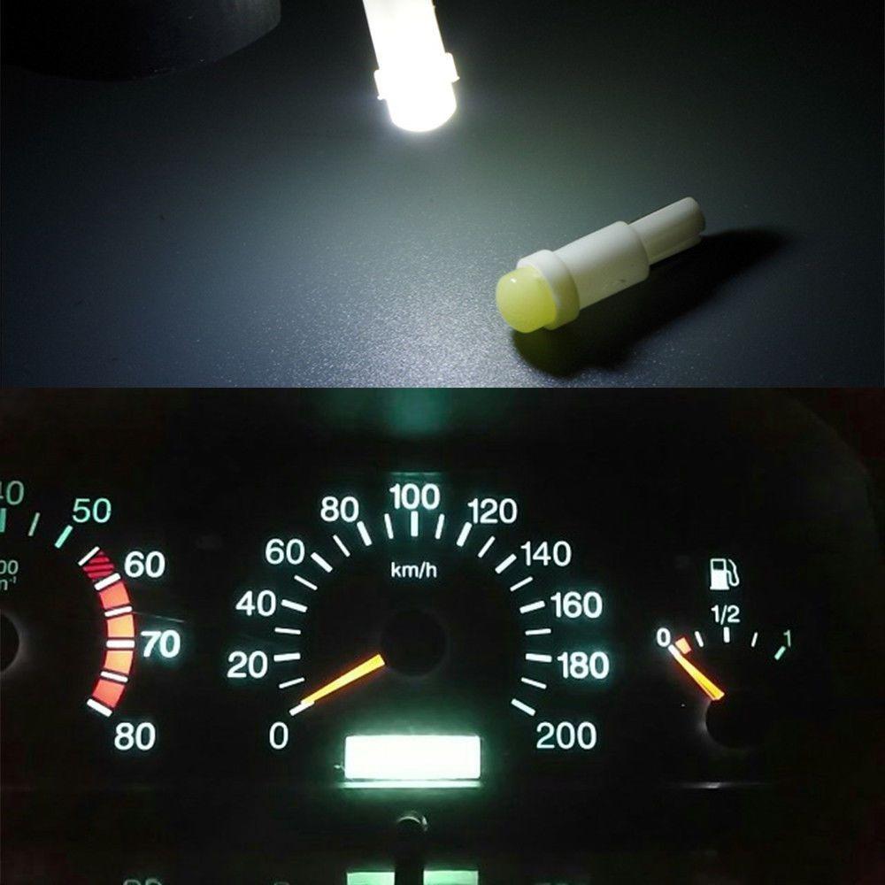 6000-6500K T5 Led Lights Auto Side Car Interior Bulbs New Cob Light  Car Interior