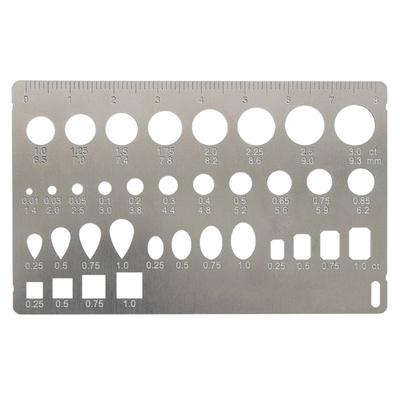 Stainless Steel Diamantine Measuring Gauge Caliper For Jewelers And Gemologists Ensuring High Precise Jewelry Crafting