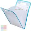 13 Pockets Portable Folder, Transparent Large Capacity Expandable A4 Folder Organizer, for Storing Data, Receipts, test Paper