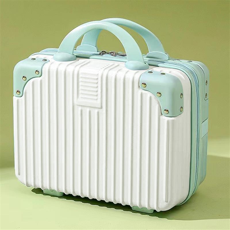 14-Inch Mini Suitcase Makeup Case with Combination Lock