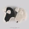 Korean Version of Striped Plush Hat Women's Autumn and Winter Warm Ear Protection Hat Men's Outdoor Cycling Cold Protection Hat Tide