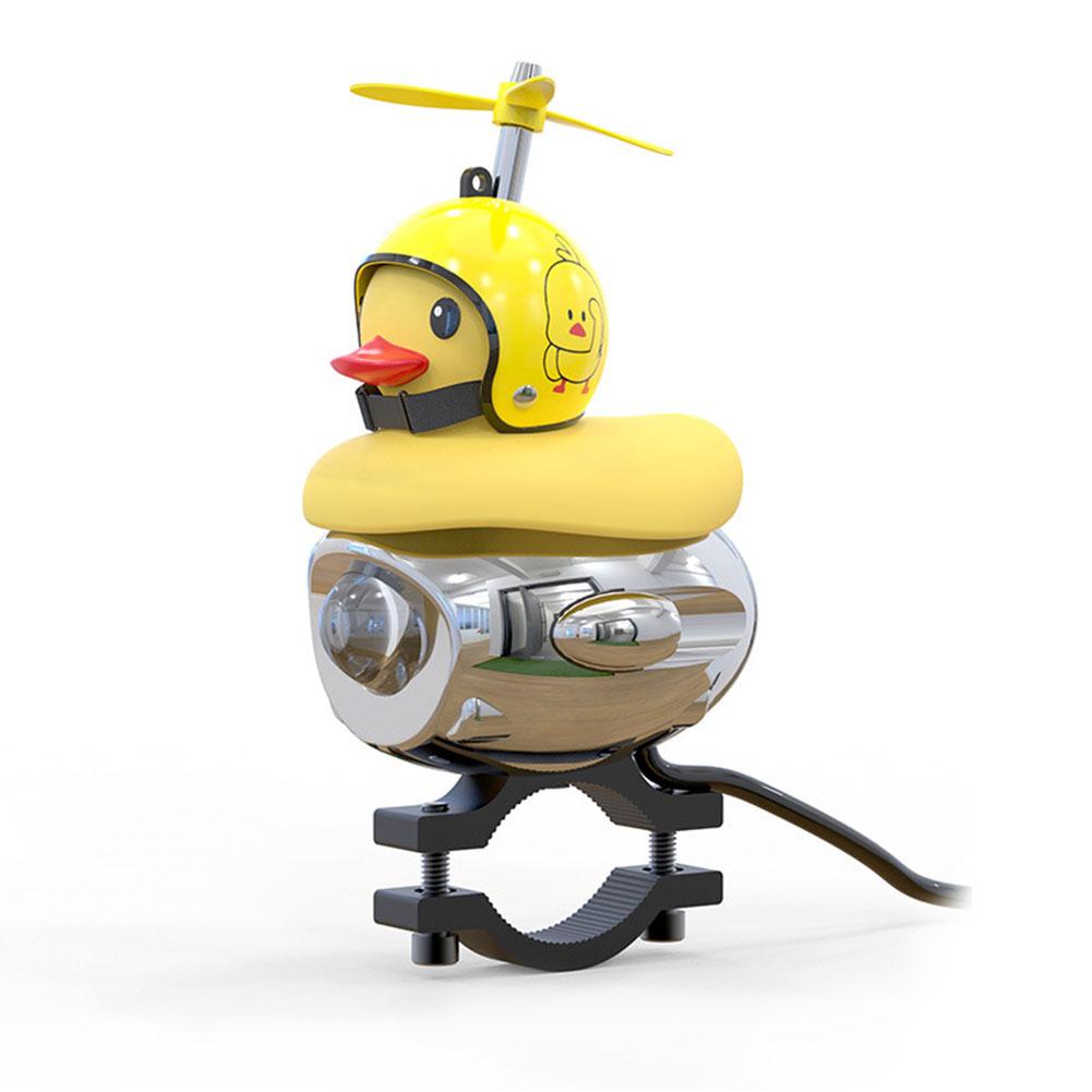 

Крутой светодиодный фара для мотоцикла с прожектором с разбитым ветром Желтая утка со шлемом Дальний и ближний свет Лампа вспомогательного света