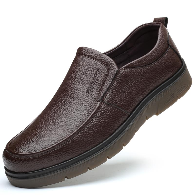 Warrior Herren Echtleder Atmungsaktiv Rutschfest Freizeitschuhe