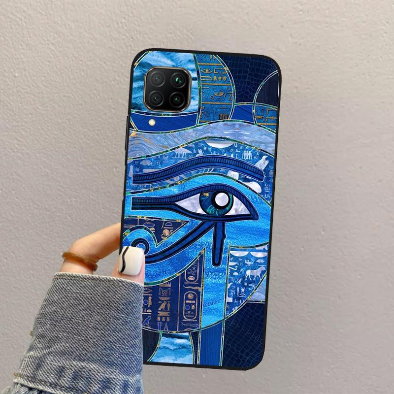 Egyptian Eye of Horus Art For Huawei Nova 10 9 SE 8i 11i 12i 12s Y60 Y61 Y70 Y90 Y72 Y73 Y91 P60 Pro P40 P30 Lite Case
