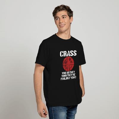 CRASS Punk Band T-Shirt, UK Post Punk Band Classic T-shirt