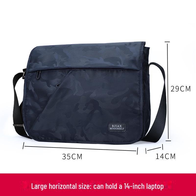 

Baojiaxi Men s Large Capacity Nylon Canvas Messenger Bag