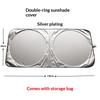 1Pcs Sun Protection Cover Foldable Thicken Front Window Uv Refletive Sunshade Curtain Car Windshield Sun Shade Cover