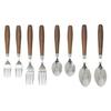 Nitori Cutlery 8-Piece Set Holz Middle Brown