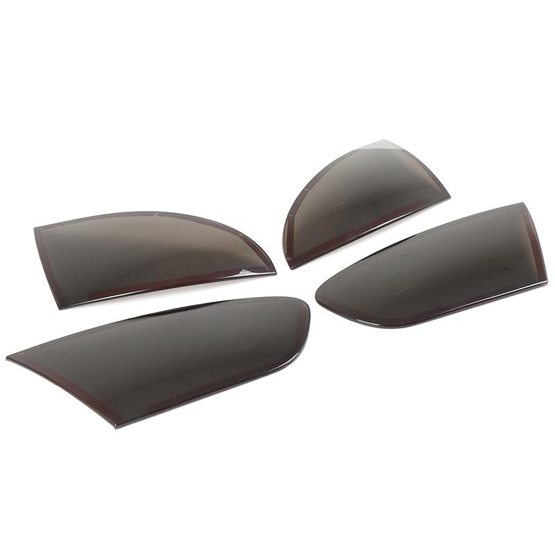 vrdpn5 For Seat leon 2008 2009 2010 2011 2012 taillight black shell rear taillight protective cover Decorative accessories ABS