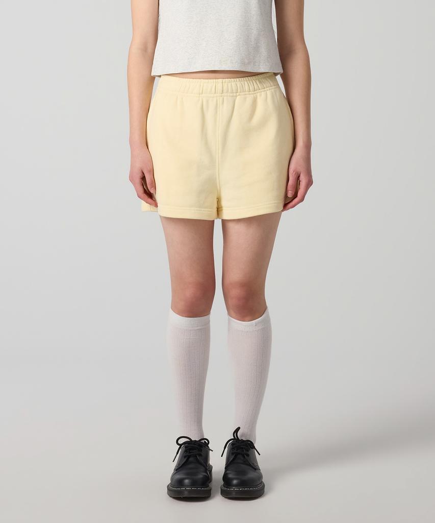 CHAMPION Women'S C-Logo Sweat Shorts Cream