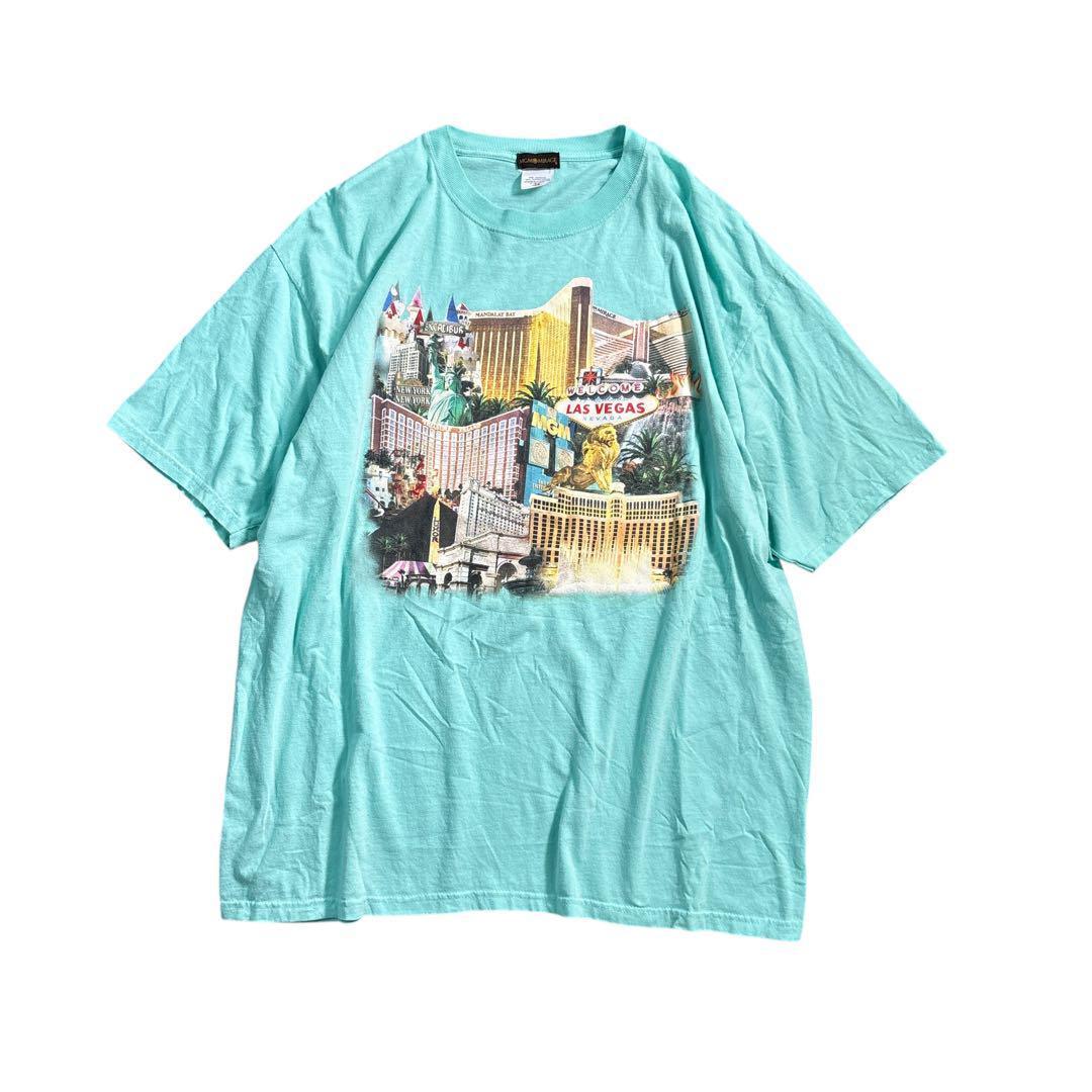 

[USED] 7TSM2 MGM MIRAGE Las Vegas Print T-Shirt, Used