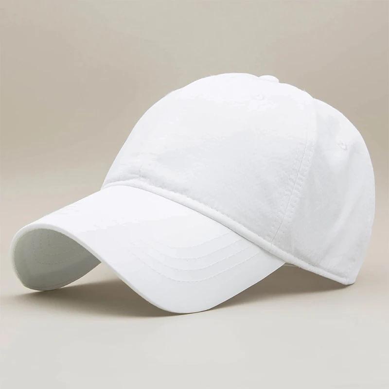 Big Size Summer Quick Drying Baseball Cap Man Breathable Large Plus Head Size Sun Hats Male Outdoor Sport Visor Cap Gorros