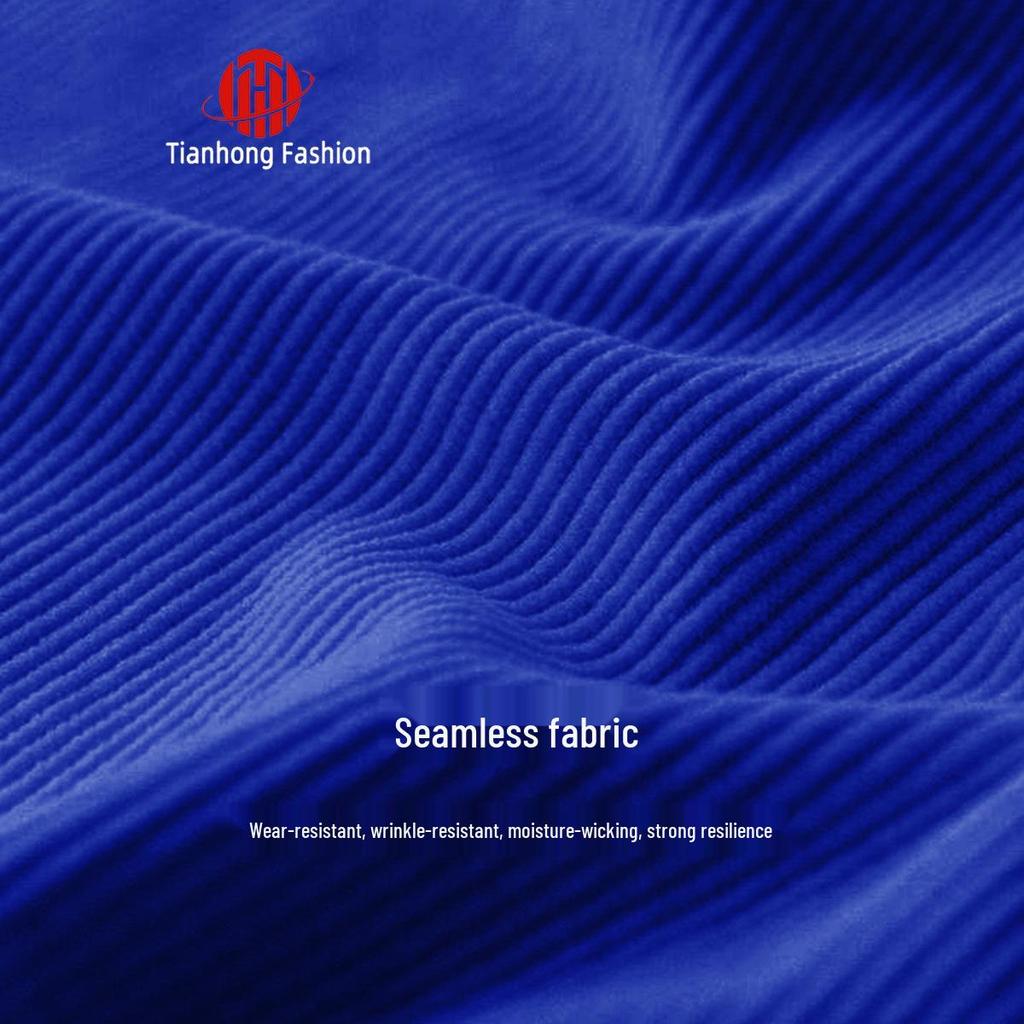 2025 Euro-Amerikanisches Nahtloses Geripptes Yoga-Set: Wunderschöner Rücken Sport-BH & High Waist Shorts