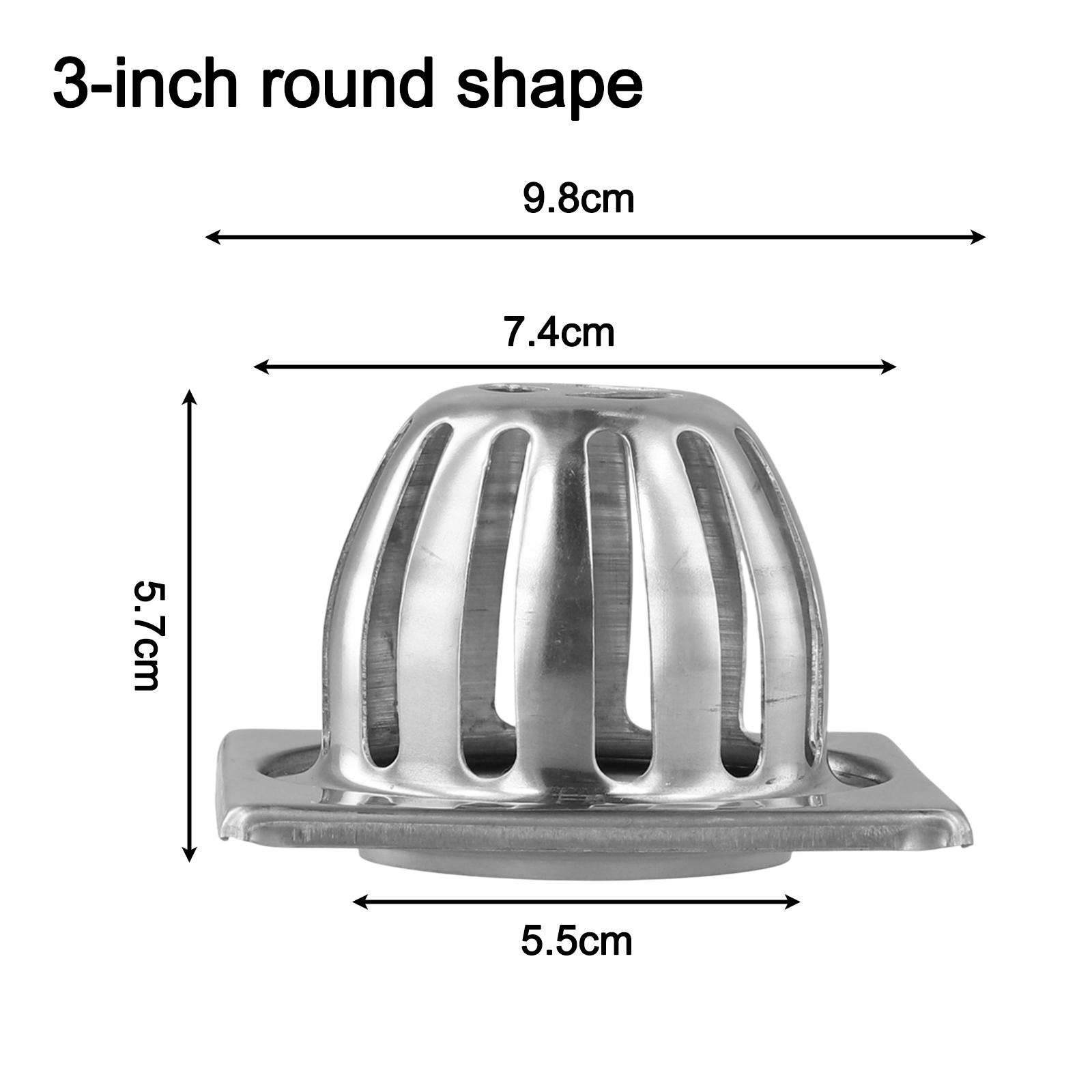 

Эффективная защита водосточной трубы от листьев из нержавеющей стали для защиты желоба Round 3inch