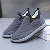 Men's Slip-On Non-Slip Snow Boots - Insulated, Warm Cotton Shoes for Middle-Aged & Elderly