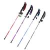 Collapsible Walking Stick Ultralight Trekking Pole Hiking Travel Anti Shock Alpinism Pole Telescopic Pole Outdoor Crutch