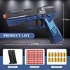 Sig17/Usp Shell Soft Bullet Toy Gun Outdoor Sports Shooting Game Education Pistol Gun Model Kids Birthday Gift