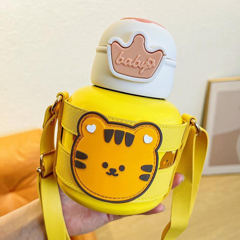 Víceúčelový přenosný termoska 400ml Vakuové termosky Přenosná nerezová termoska Láhev na vodu Cestovní hrnek na čaj Kancelářská termoska