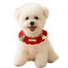 Pet Supplies Bib Hand Crocheted Snood Christmas Day Dog Cat Gold Label Saliva Towel Bib Collection
