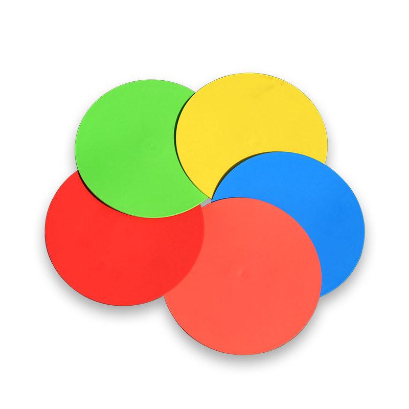 Thickened Soft Numbered Disc Markers for Football Training