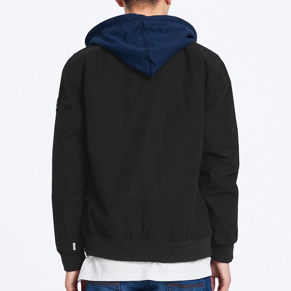 Timberland Solid Color Outdoor Waterproof Three-In-One Long Sleeve Jacket Men jackets Black A1ZS9-001