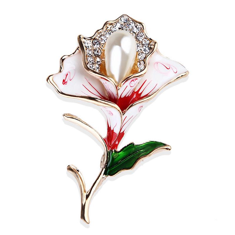 

Брошь с цветком розы, булавка из сплава, броши цвета розового золота