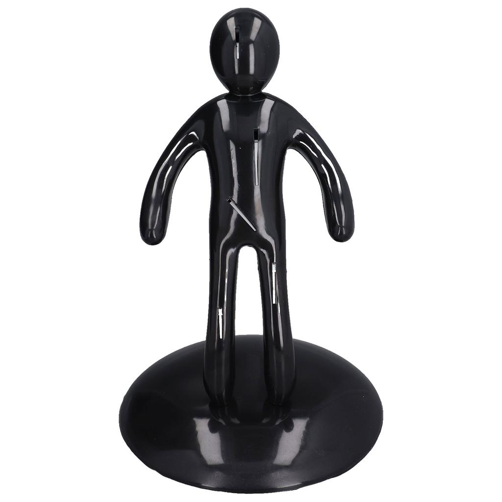 Black Human Body Knife Holder Plastic Knife Block Hollow Stab Body Knife Block for Kitchen