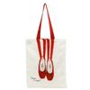 Large Capacity Ballet Shoulder Bag Canvas Mini Bag Pendant Toe Shoes Drawstring Bag  Travel