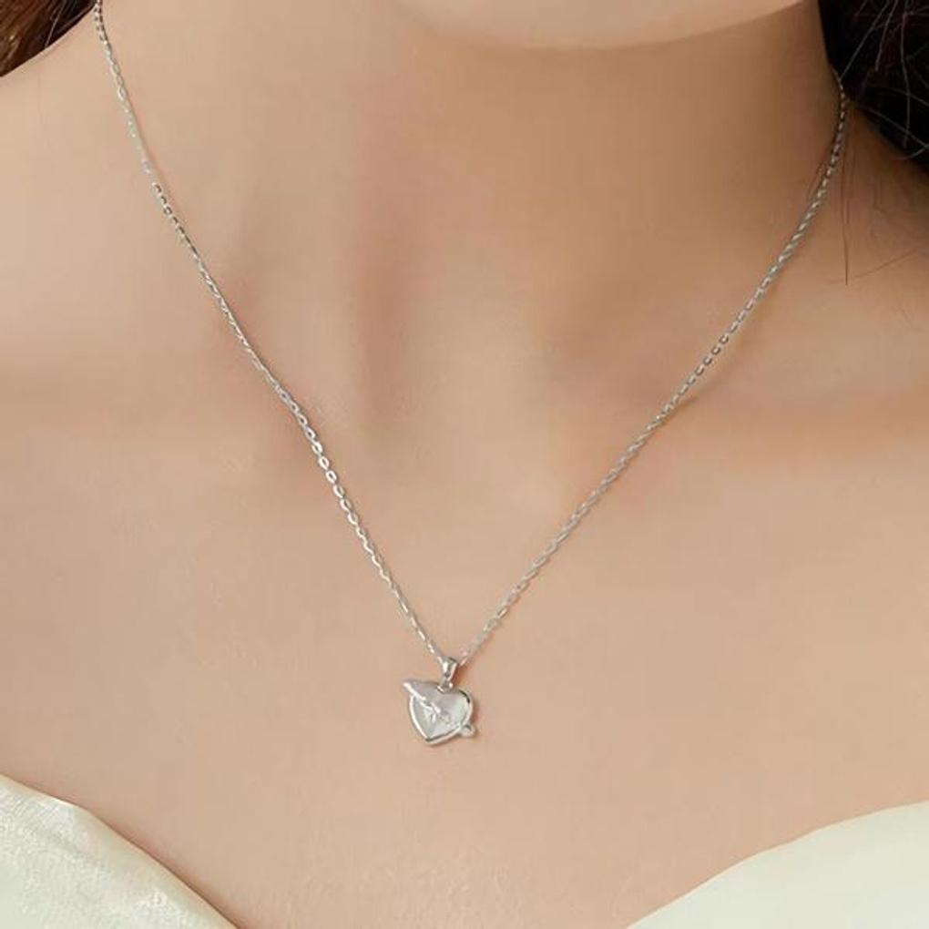 Women's Heart Planet Twinkle Necklace 2 Colors