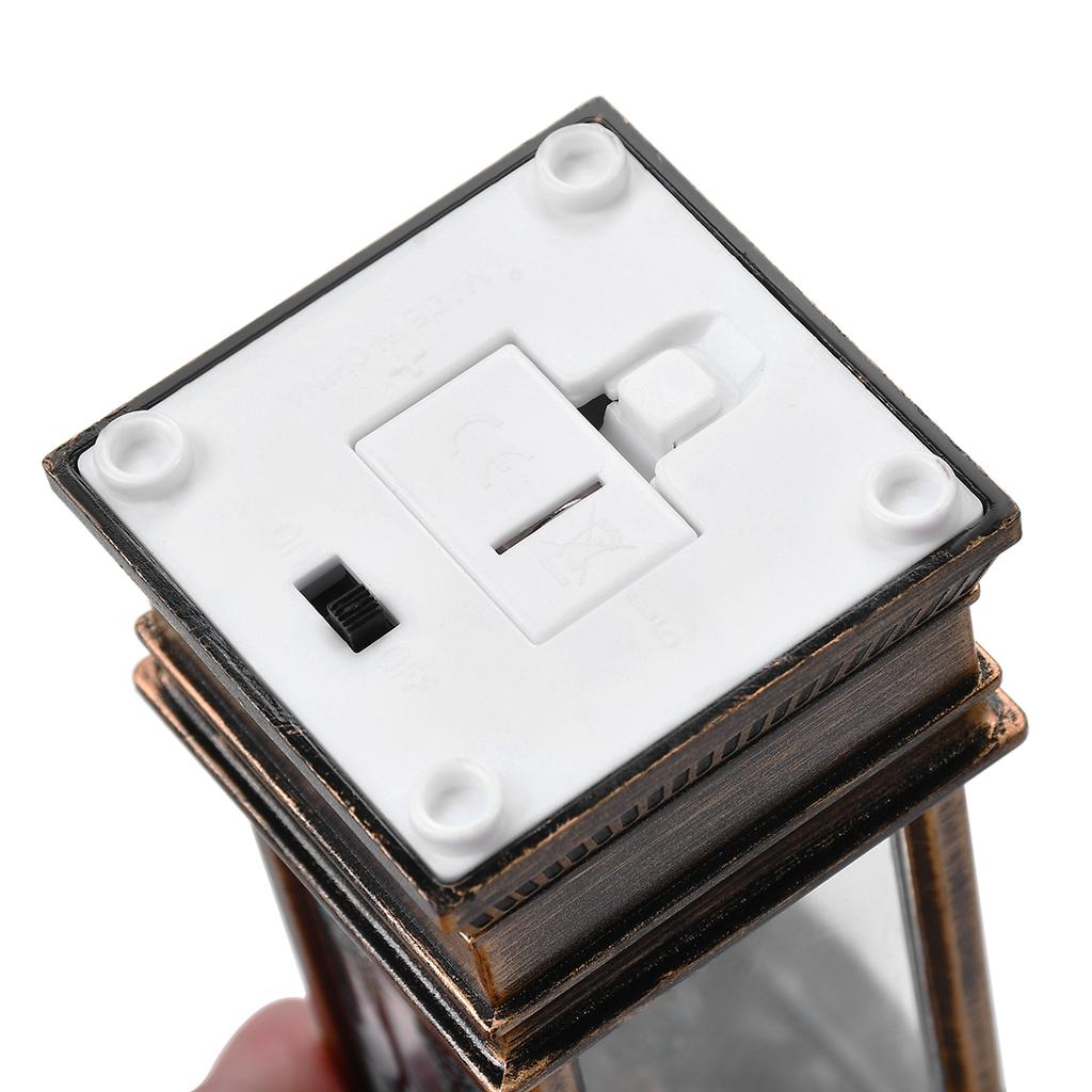 1Pcs Weihnachten Simulation LED Flamme Lampe Platz Wind Lampe Dekoration Cafe Fenster Szene Dekoration Kleine Öl Lampe