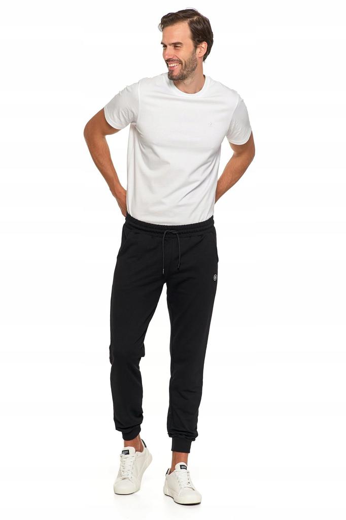 Men's Cotton Tracksuit Pants MORAJ XL Black