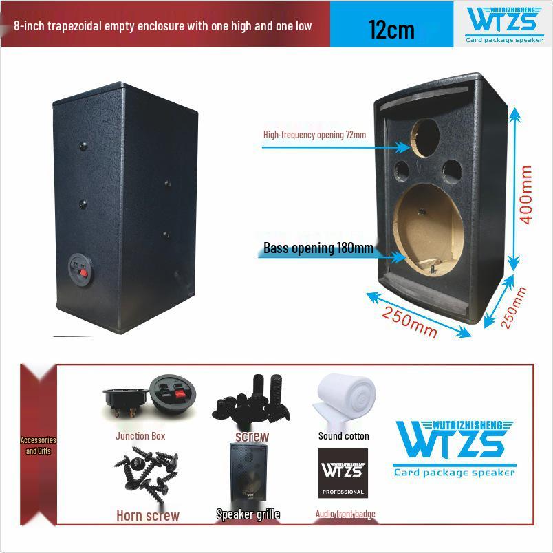 Home Audio KTV 3-Way Speaker Cabinet: 8, 10, 12 Inch Wooden Dance/Meeting